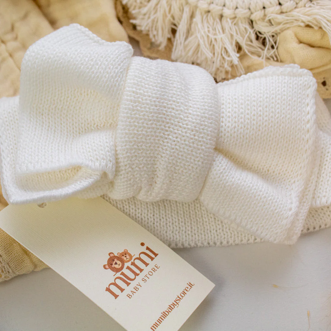 Fascia in maglia “coccole”Mumi