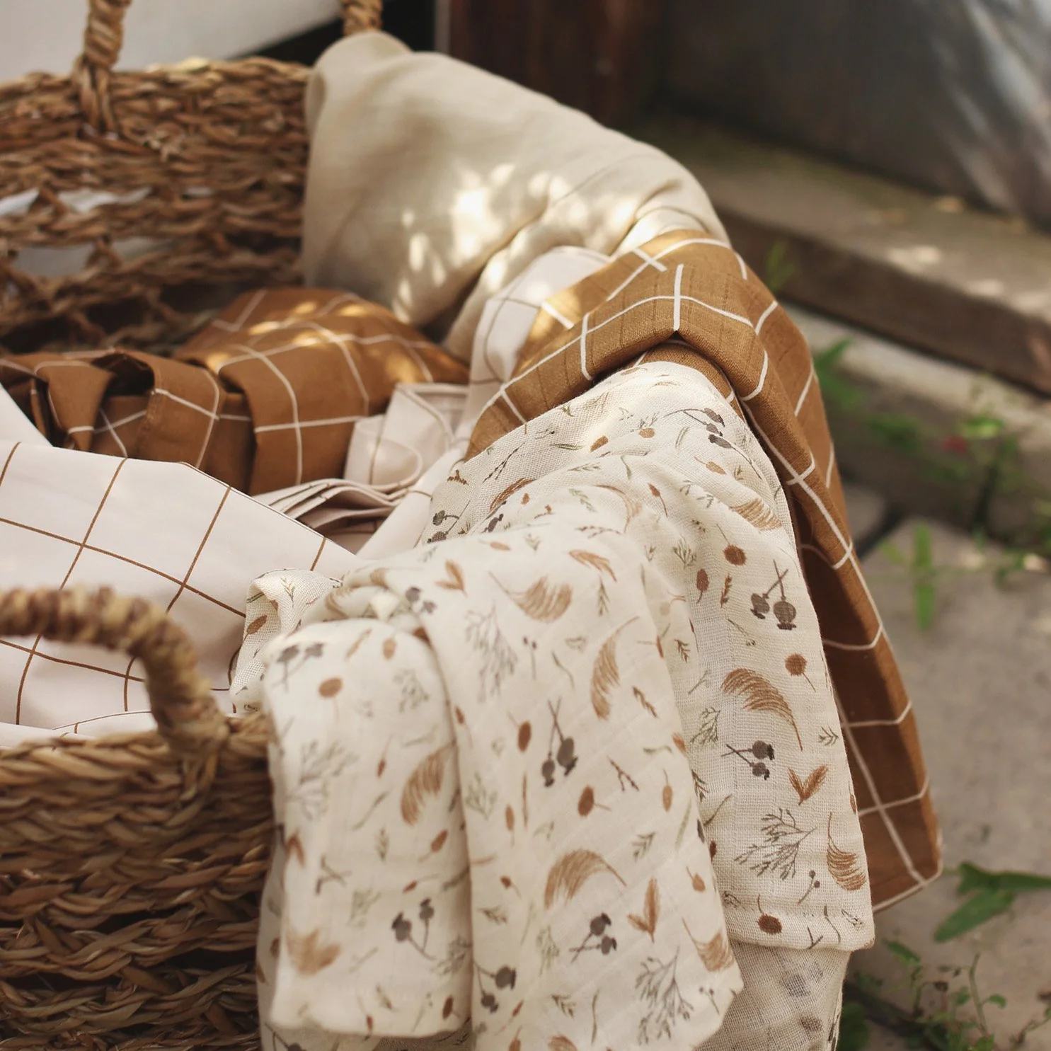 Avery Row Quadrati di Mussola Grasslands - immagine 4