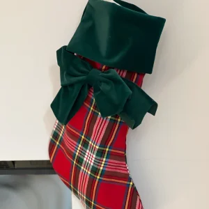 Calze dalla befana in tartan