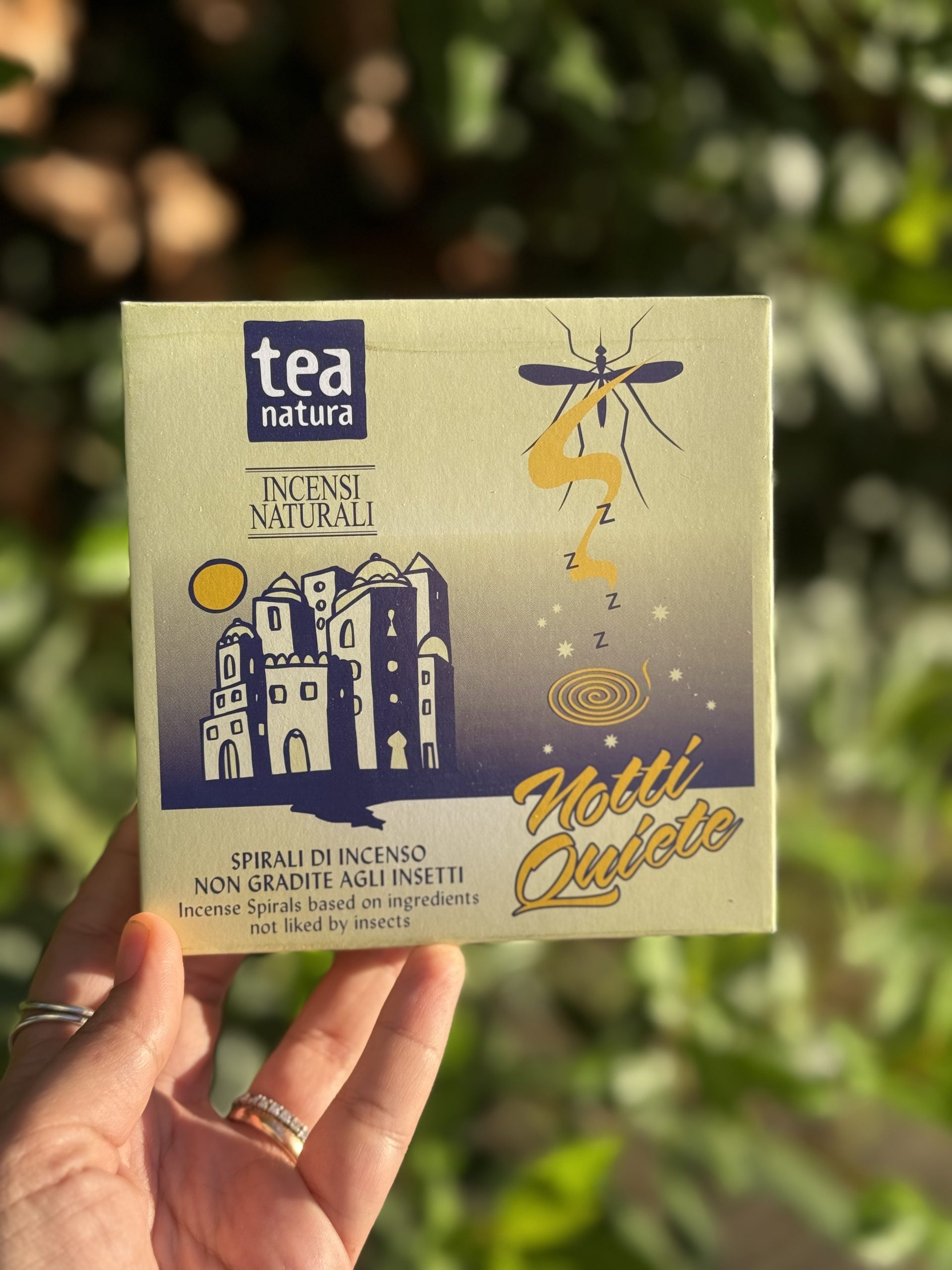 Spirali con oli essenziali non graditi agli insetti – Tea Natura