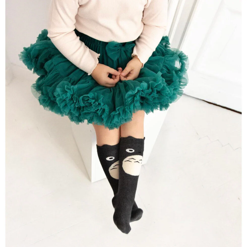 Gonna Ampia in Tulle Dark Green - immagine 4