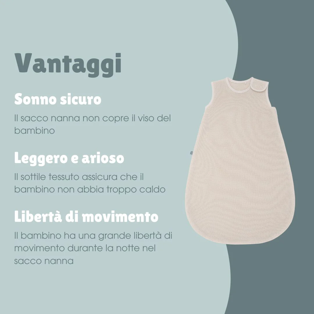 Sacco nanna in lana-seta 0.5 TOG | Essential Beige - immagine 7