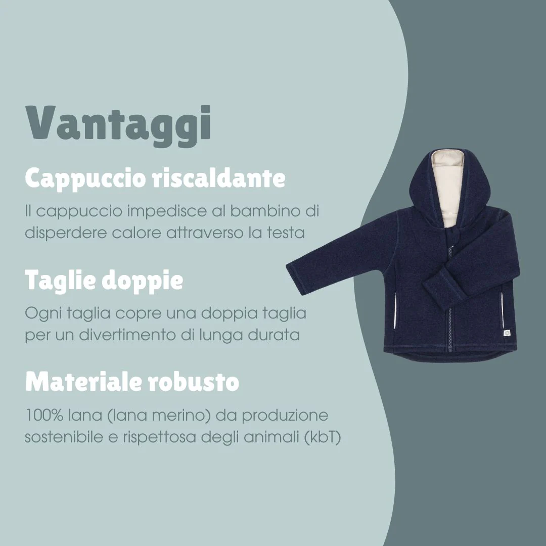 Giacca in lana | Essential Blu - immagine 7