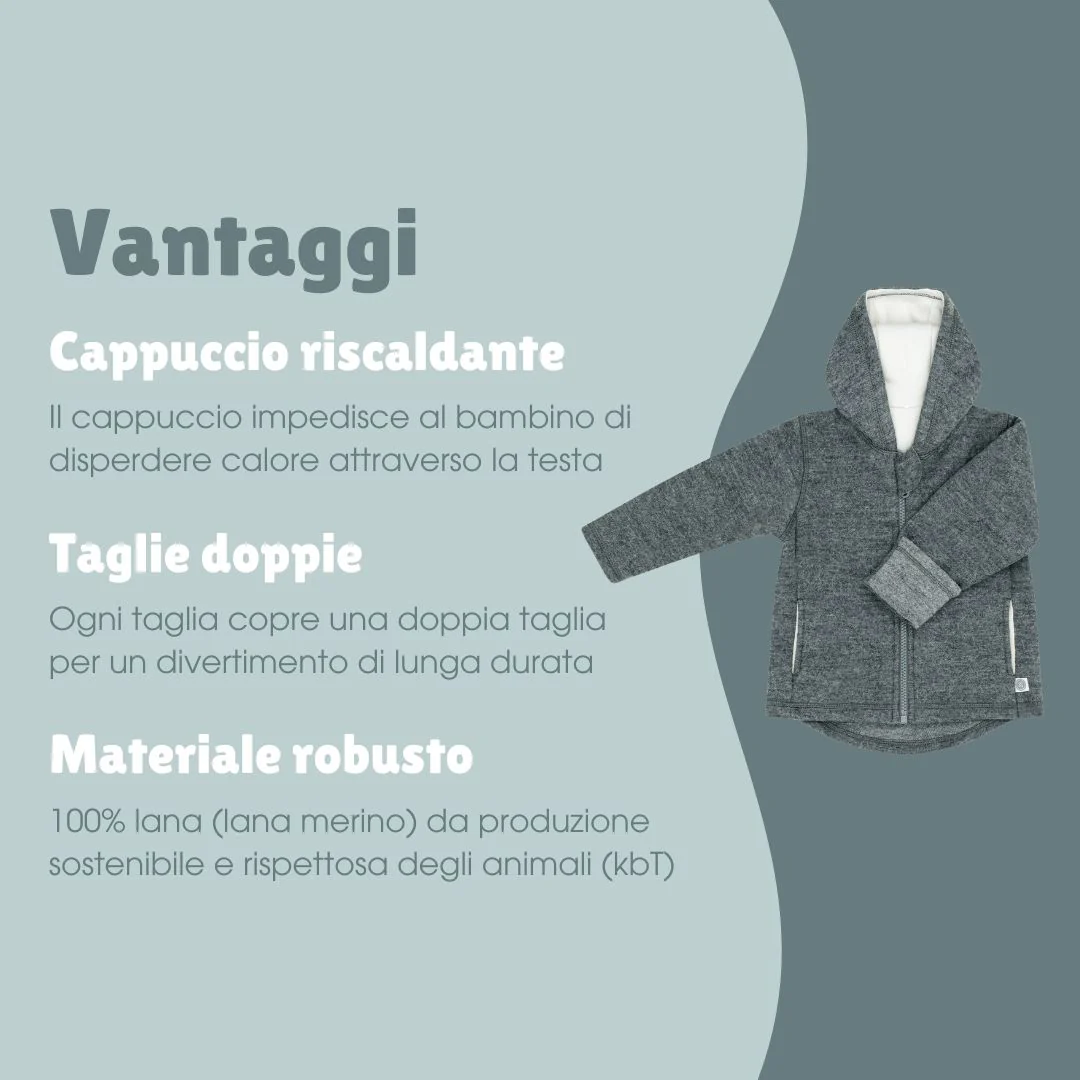 Giacca in lana | Essential Grigio - immagine 7