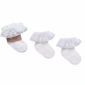 Calze in cotone bianco Vintage Love