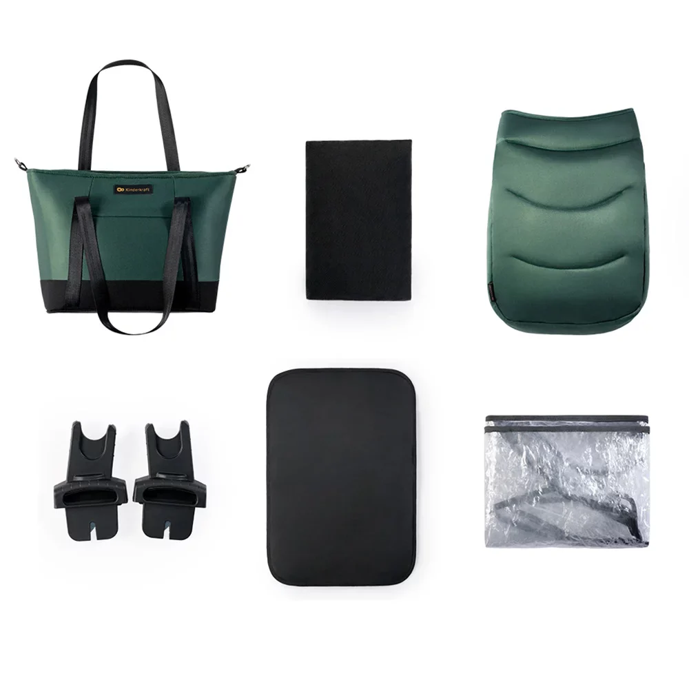 Passeggino Trio PRIME 2 PRO Kinderkraft Dark Green - immagine 3