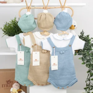 Completo 3 pezzi- Salopette + Maglietta + Cappellino