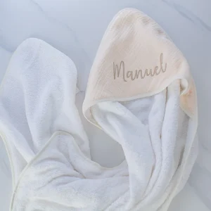 Accappatoio MUMI in mussola e spugna