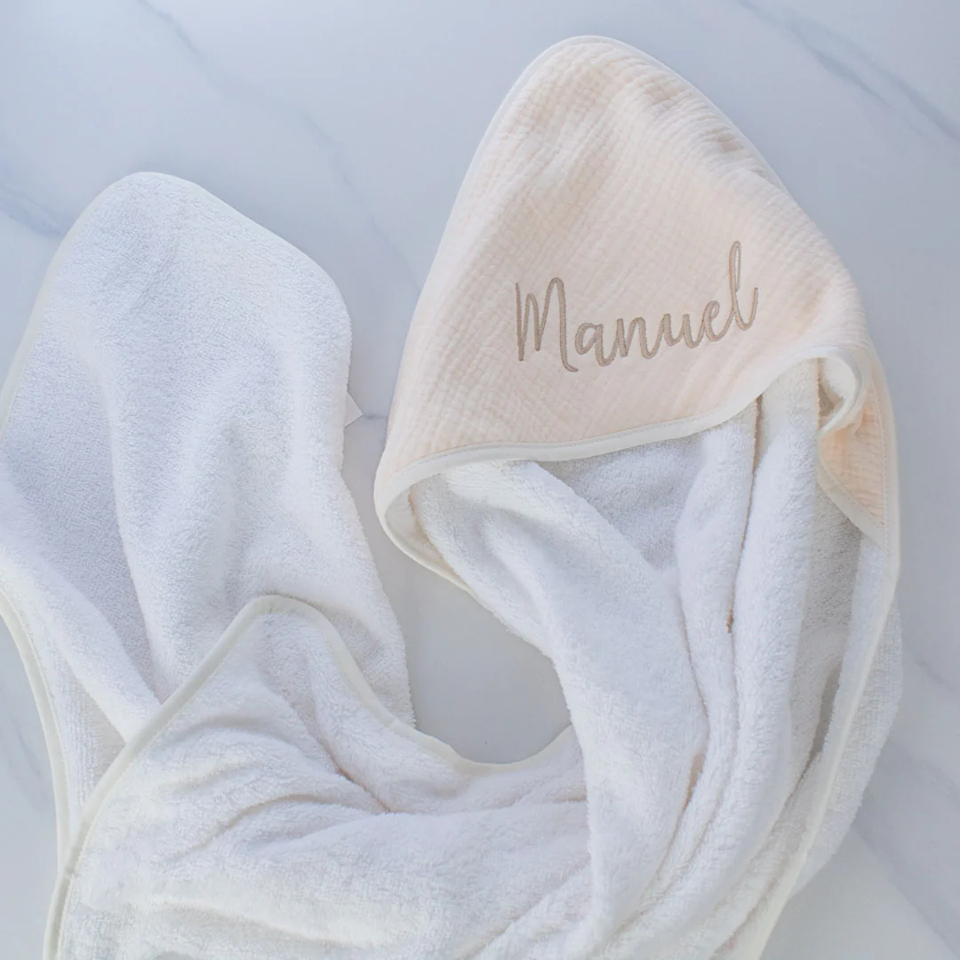 Accappatoio MUMI in mussola e spugna - immagine 2