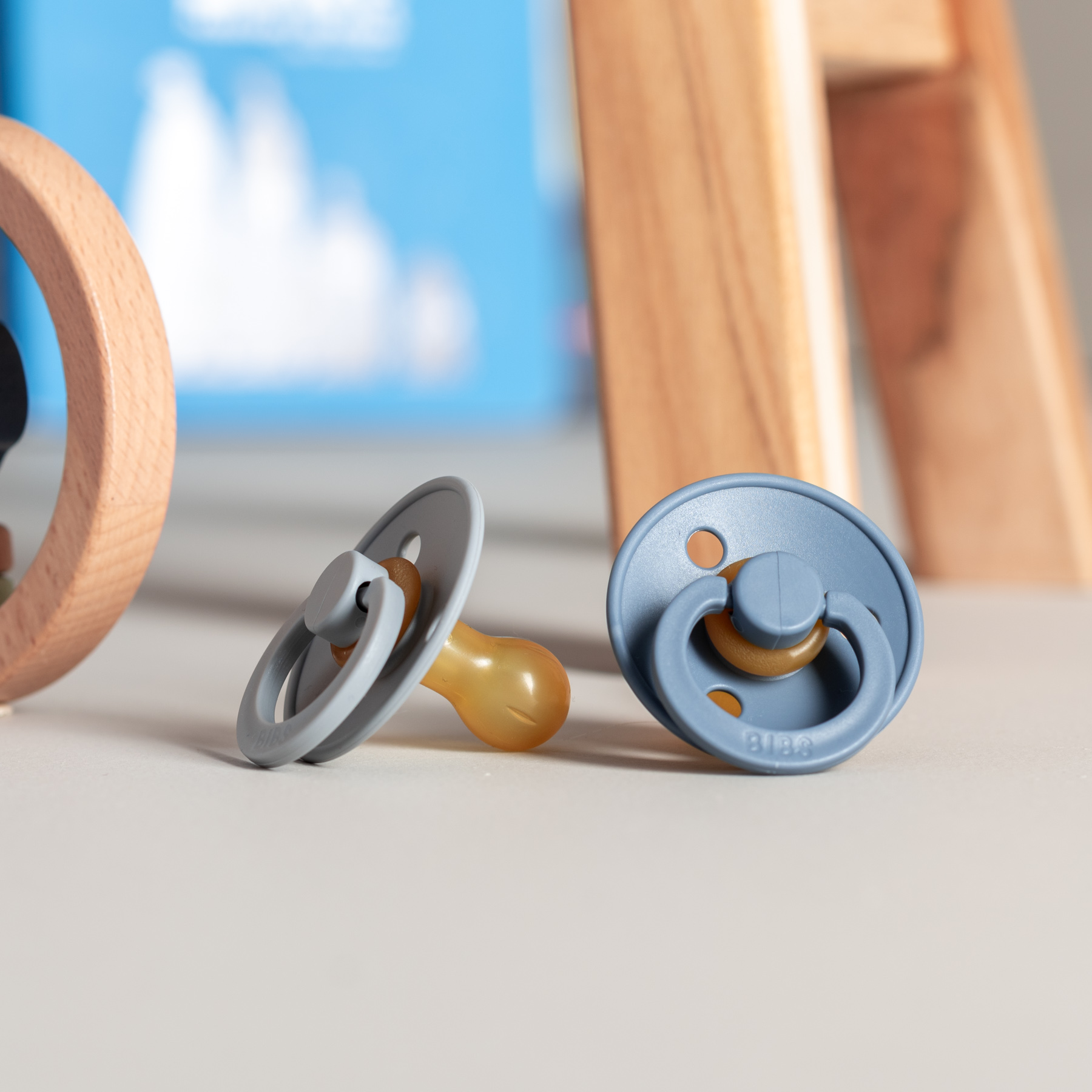 Bibs Ciuccio Colour Gomma Naturale 2 pz Cloud - immagine 5