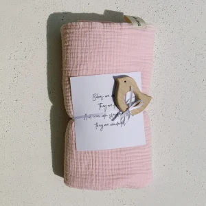 Tiny Birds Mussola Summer Rose