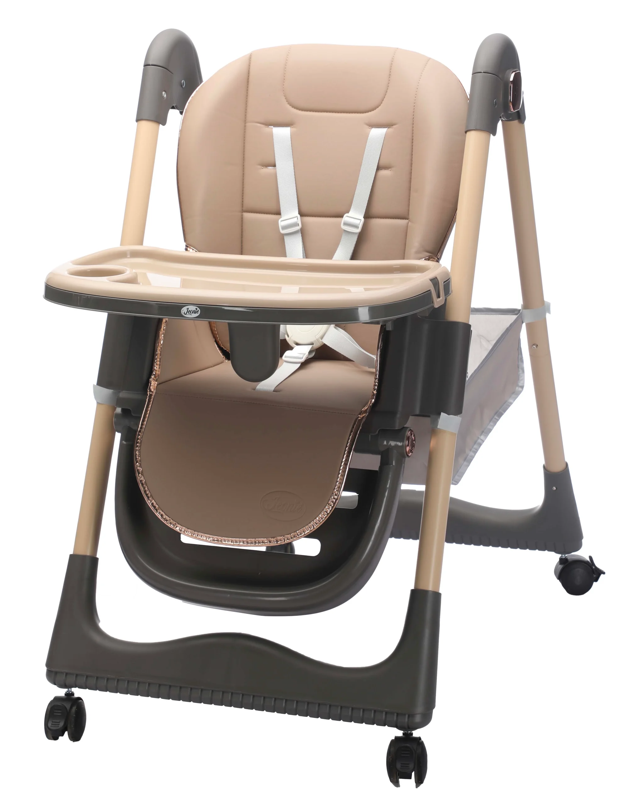 Sediolone Pappa Leonie Nest Grigio + Bavaglino, Scodella e Posate in Silicone OMAGGIO - immagine 6