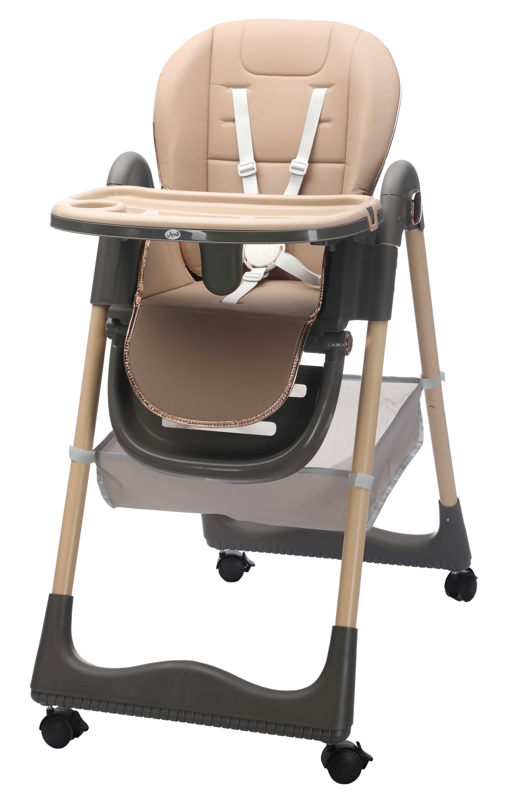 Sediolone Pappa Leonie Nest Grigio + Bavaglino, Scodella e Posate in Silicone OMAGGIO - immagine 7