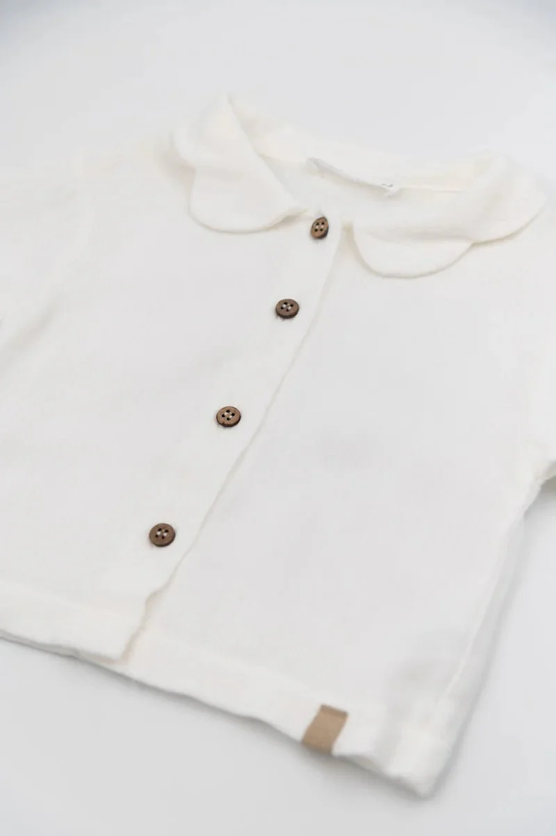 Camicia collo a fiore - OFFWHITE 111 - immagine 4