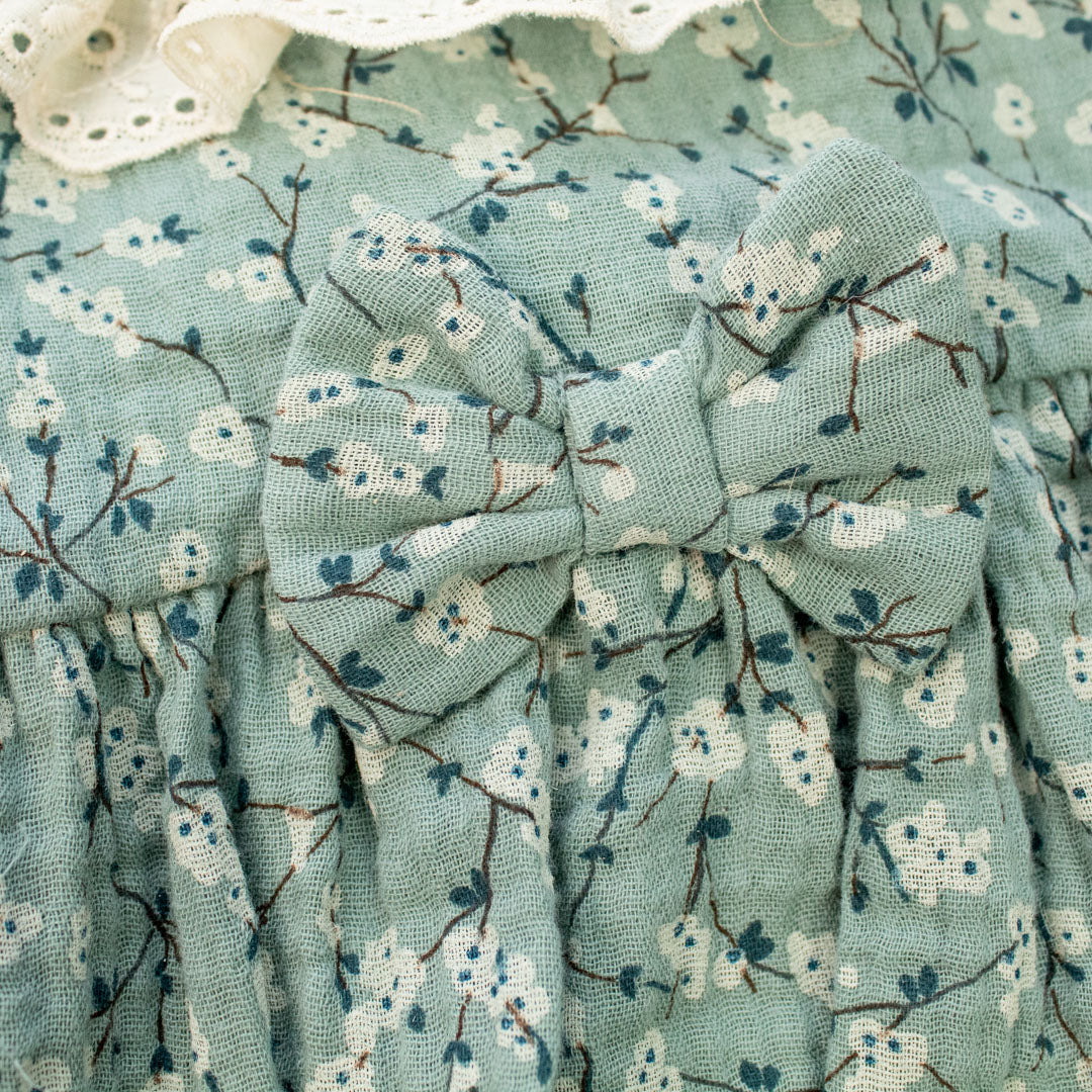 Pagliaccetto in mussola con colletto ricamato - immagine 5