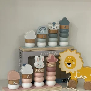 Gioco impilabile Torri ad anelli BLU personalizzabile