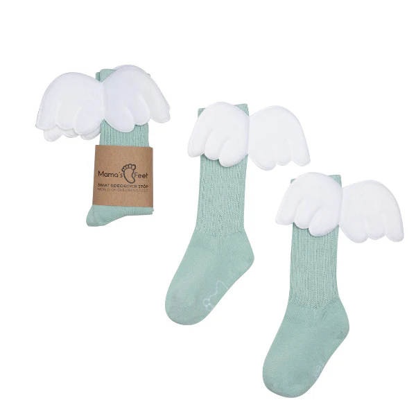 Calze Con Ali Me e mini Me Mint matchy-matchy