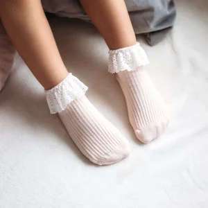 Calze in cotone Rosa Vintage Love