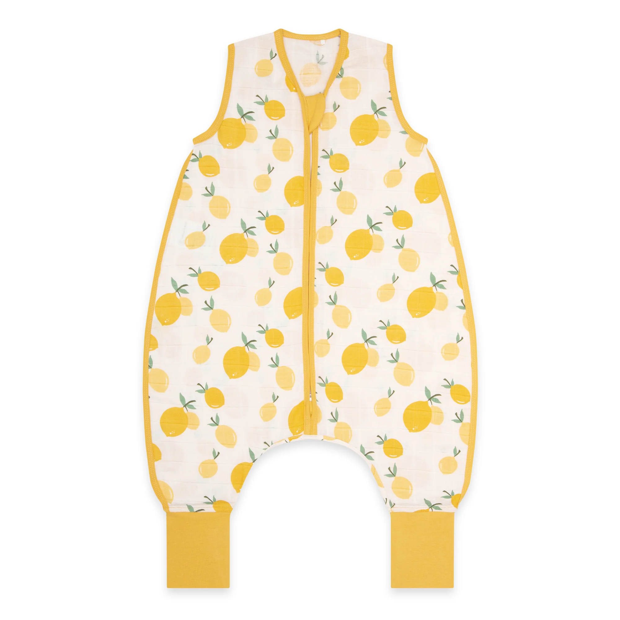 Sacco nanna in mussola con piedi 0.5 TOG | Limone - immagine 8