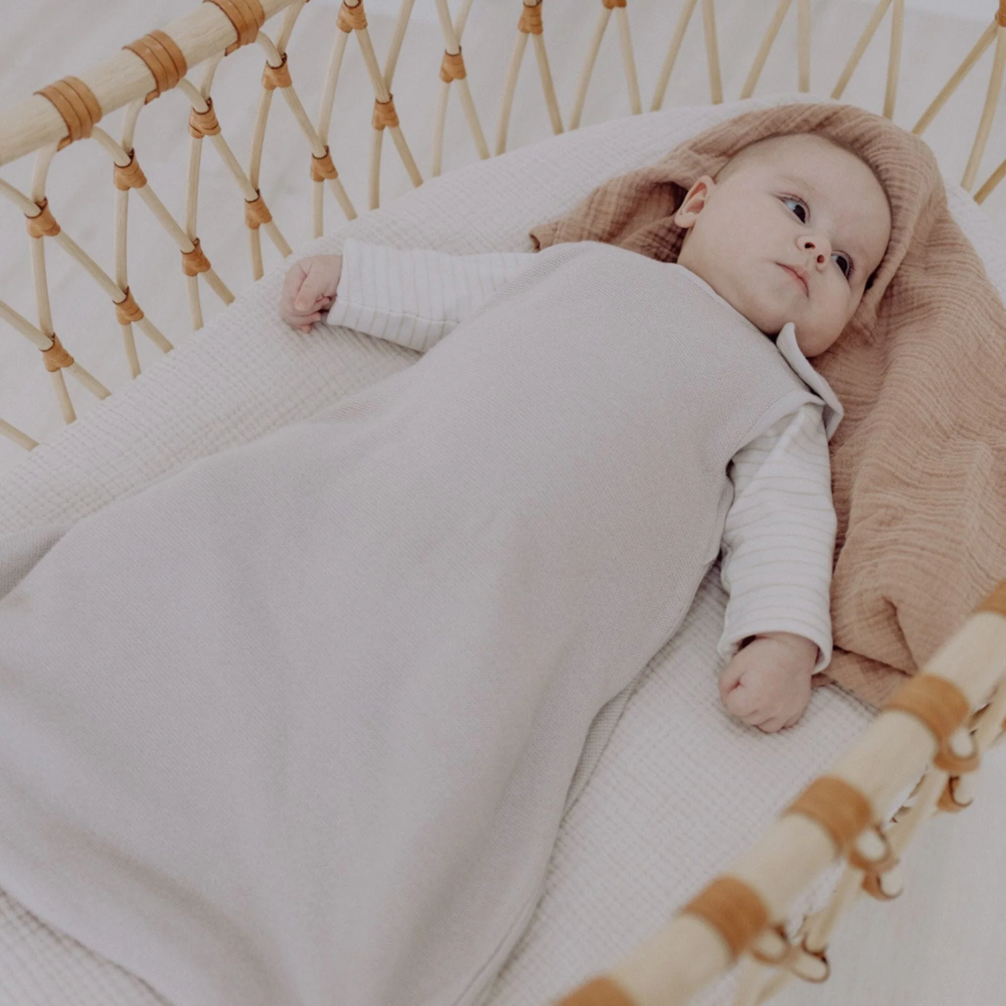 Sacco nanna in lana-seta 0.5 TOG | Essential Beige - immagine 3