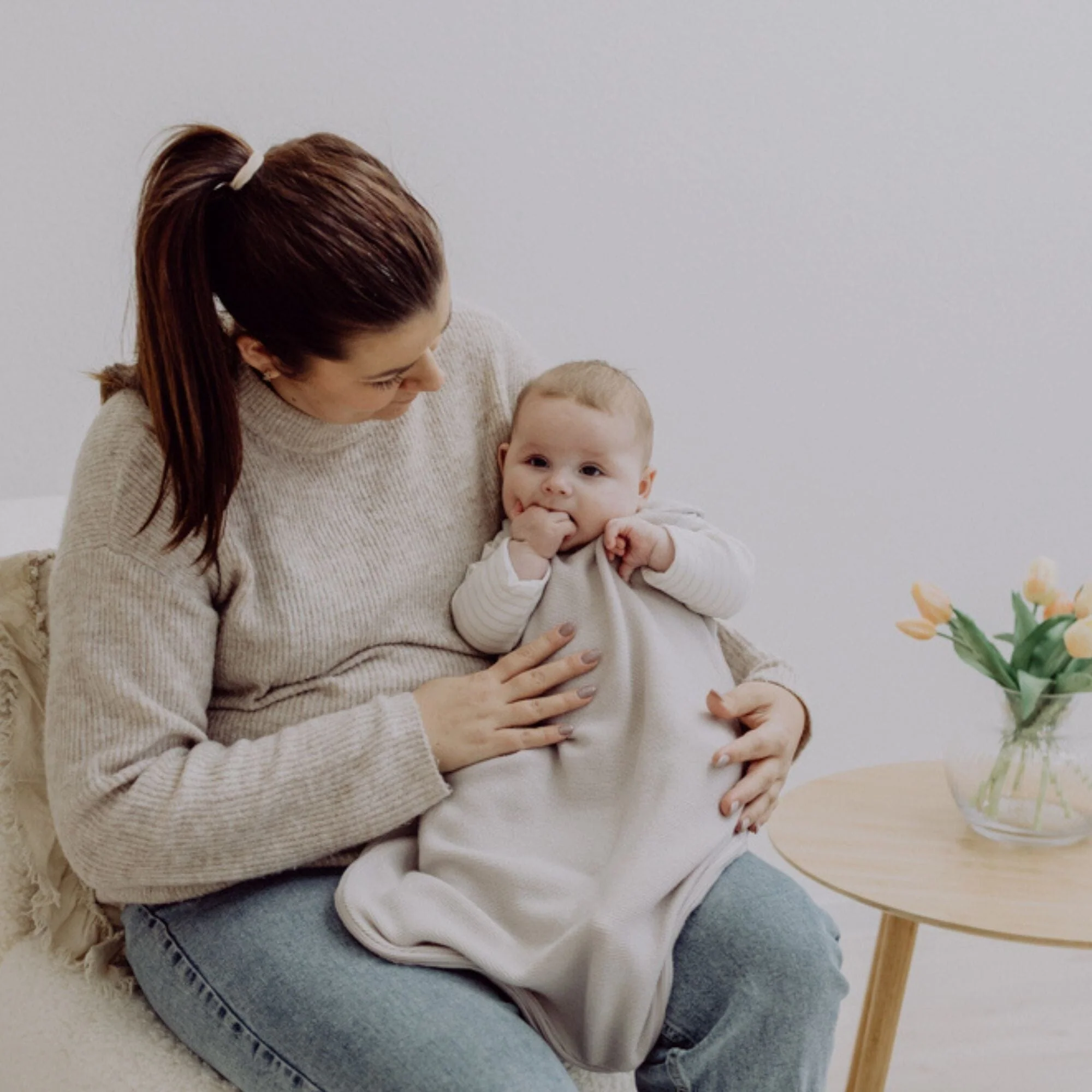 Sacco nanna in lana-seta 0.5 TOG | Essential Beige - immagine 6