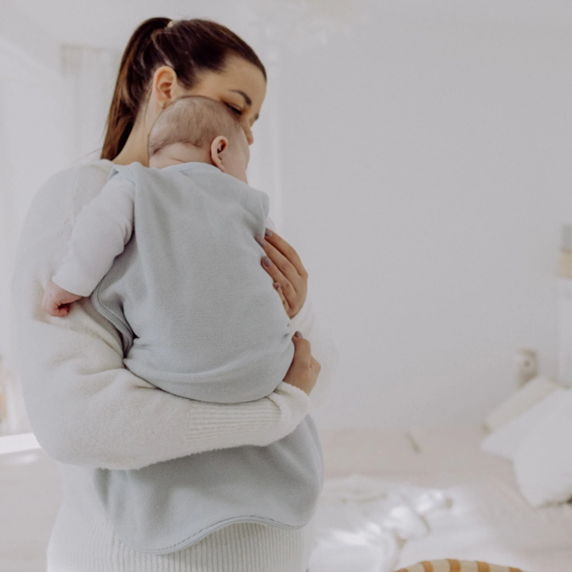 Sacco nanna in lana-seta 0.5 TOG | Essential Grigio - immagine 3