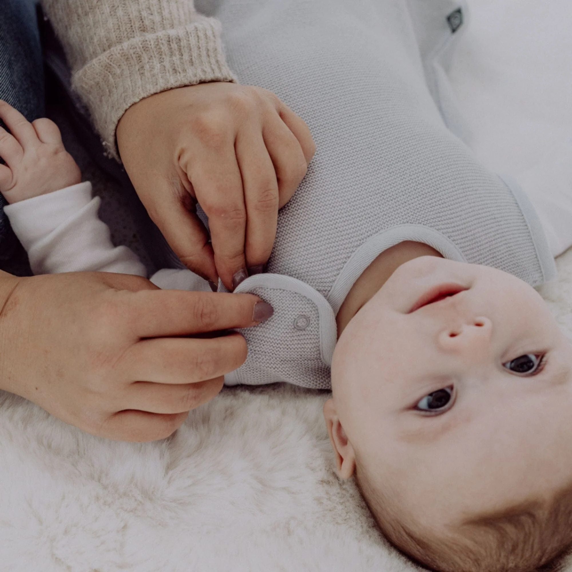 Sacco nanna in lana-seta 0.5 TOG | Essential Grigio - immagine 5