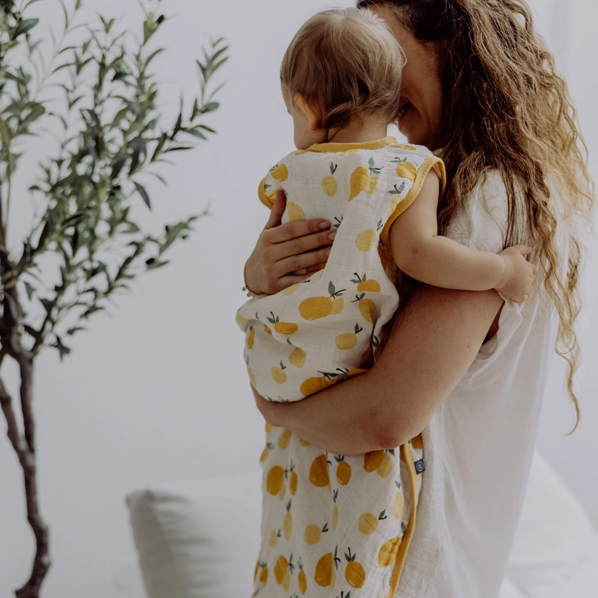 Sacco nanna in mussola 0.5 TOG | Limone - immagine 3