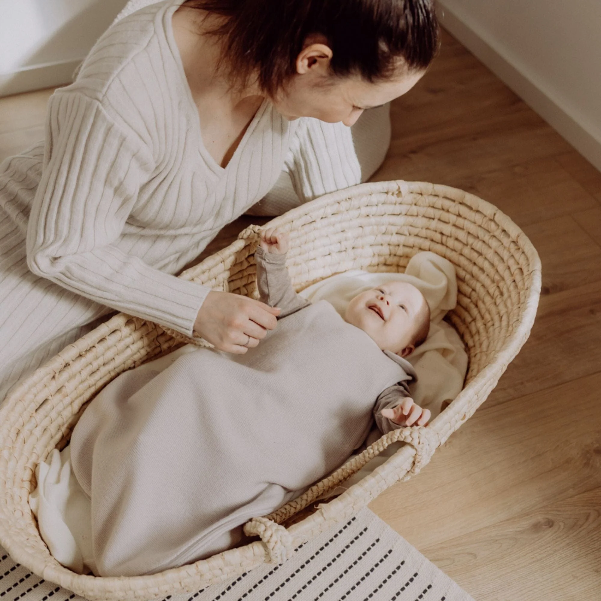 Sacco nanna in lana merino 1.0 TOG | Essential Beige - immagine 3