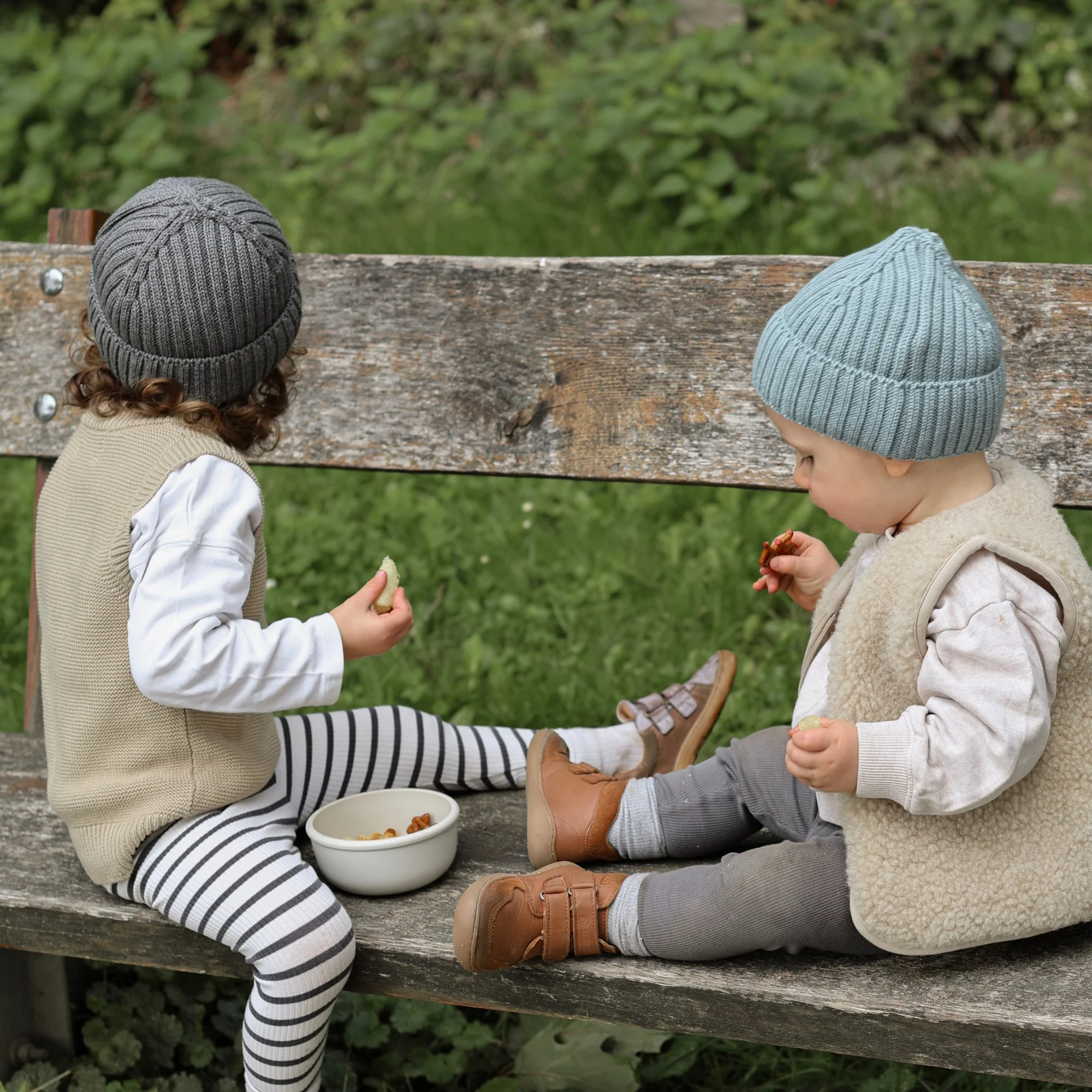 Gilet in lana merino teddy | Essential Beige - immagine 5