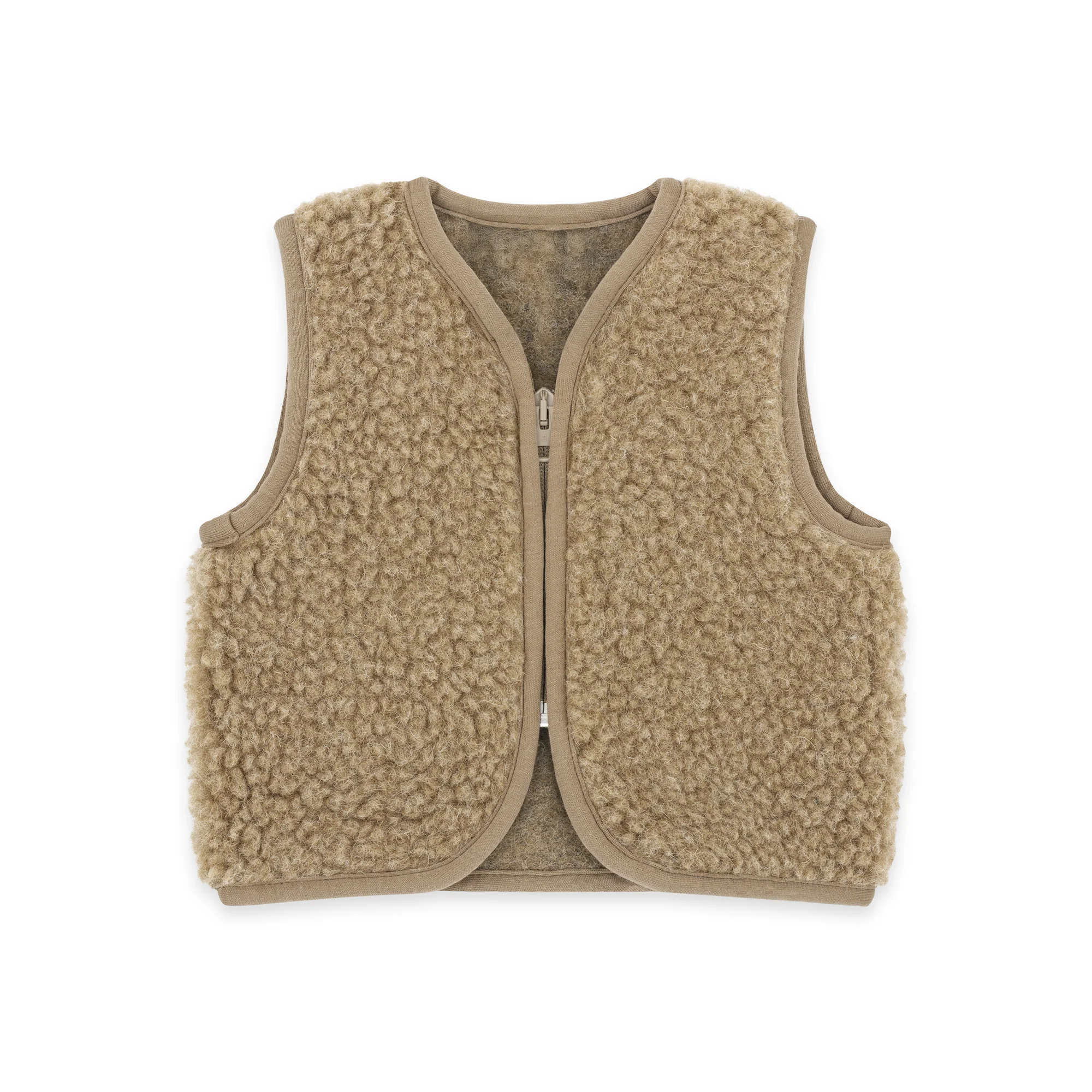 Gilet in lana merino teddy | Essential Talpa - immagine 8