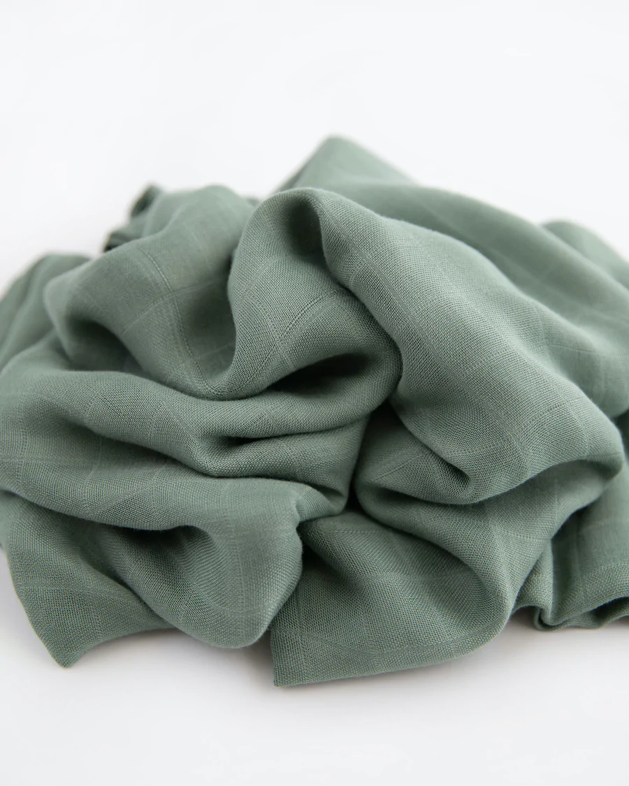 Little Unicorn Mussola 100% bamboo Sage - immagine 5