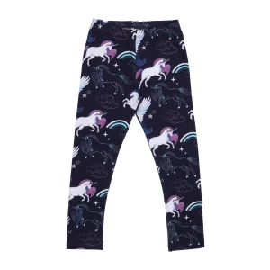 Leggings in cotone organico GOTS – Unicorns & Pegasuses – Walkiddy
