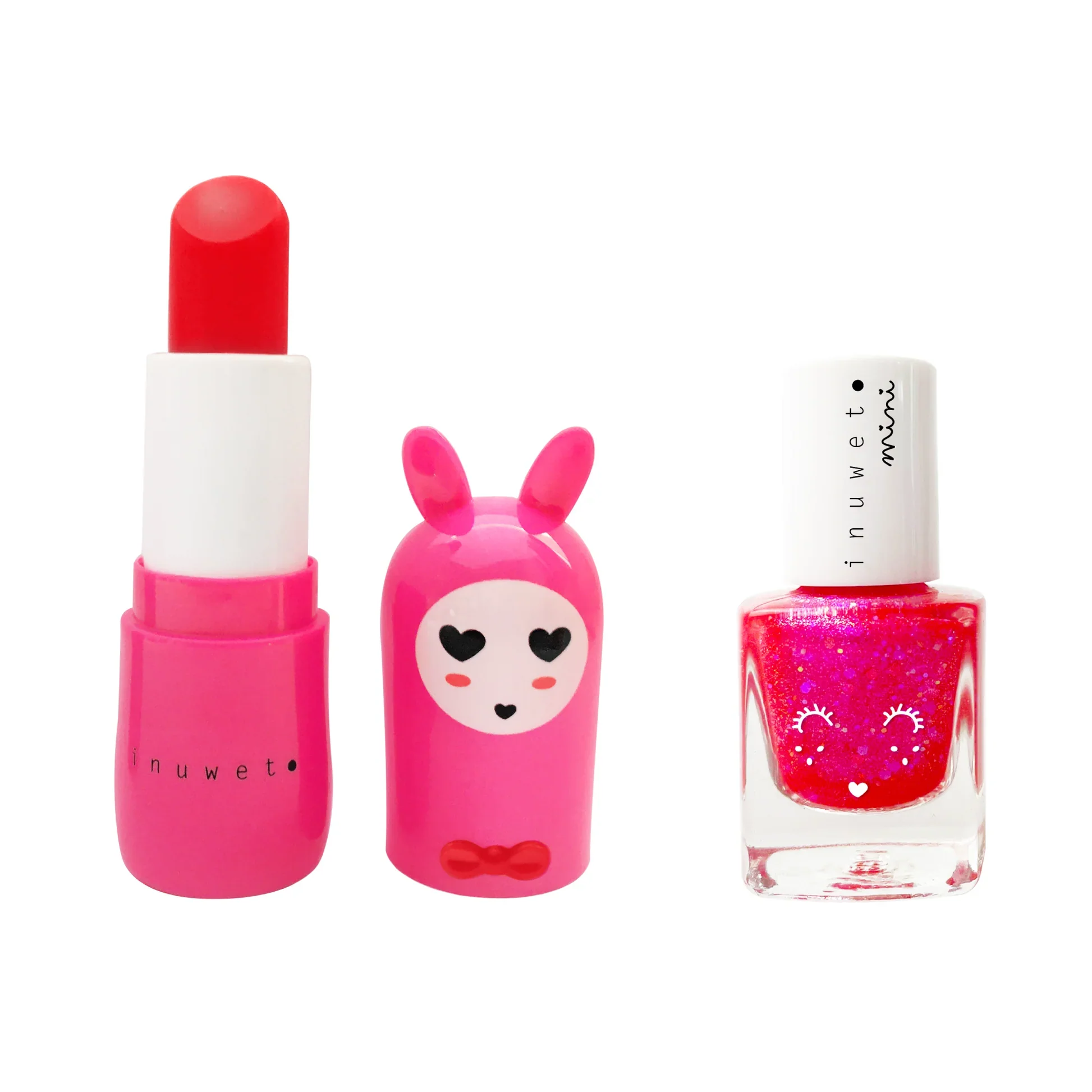 Set regalo duo fucsia: balsamo labbra e smalto a base d'acqua - Ciliegia e Fragola - immagine 6