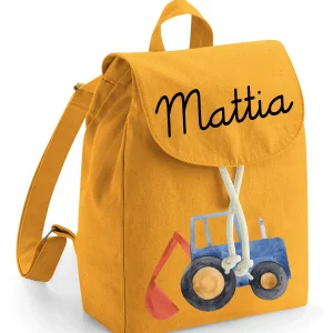 Mini Zaino in cotone Trattore/Ruspa