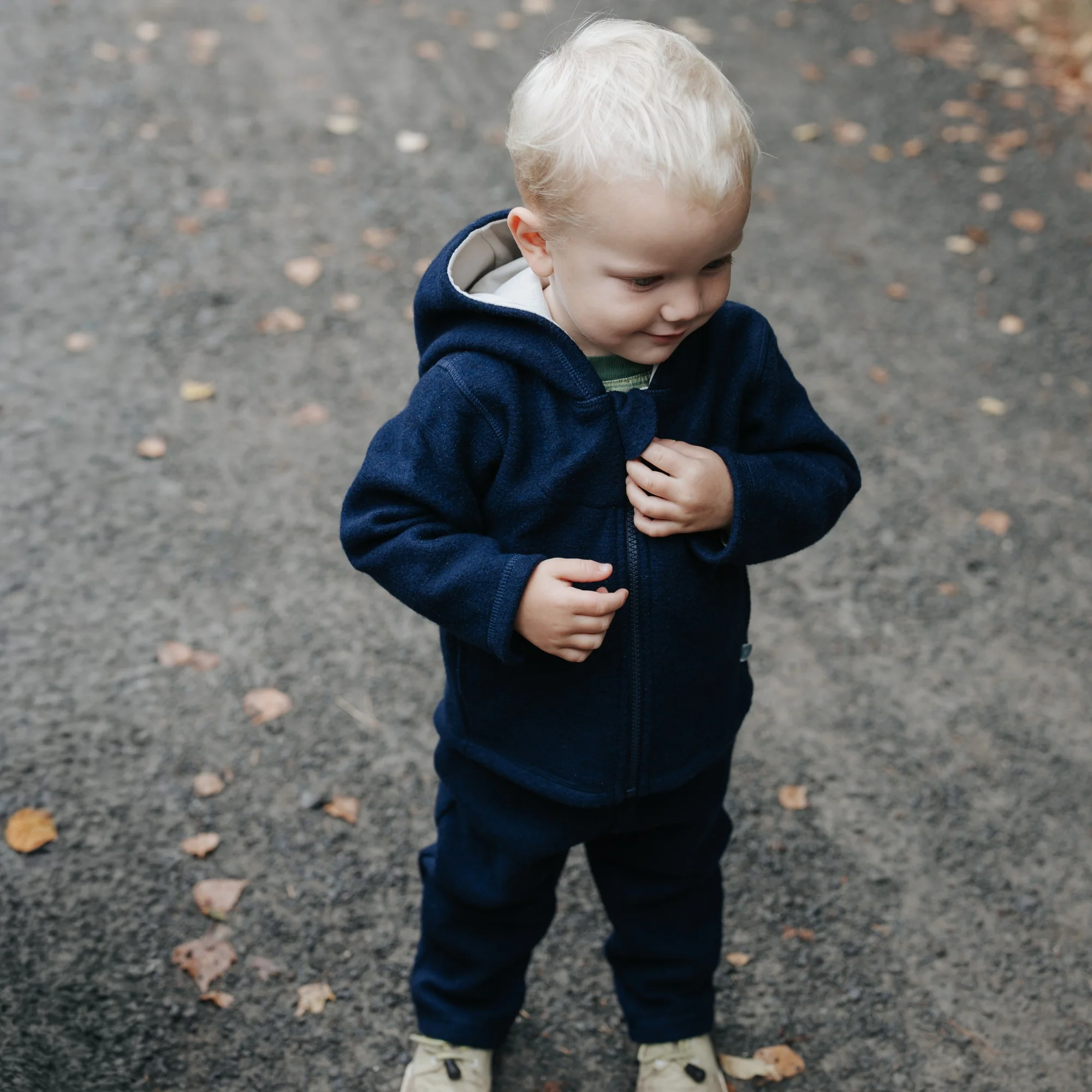 Giacca in lana | Essential Blu - immagine 3