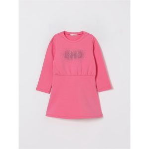 Abito in felpa con logo e strass – Liu Jo