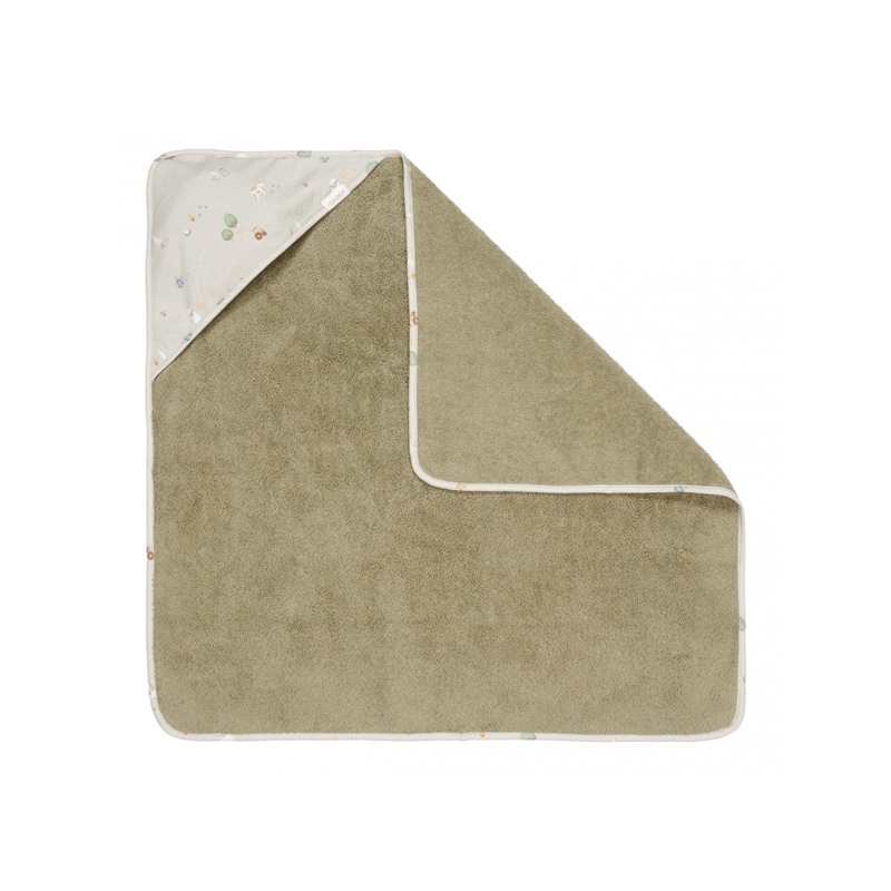 Asciugamano con cappuccio ricamato – Little Farm