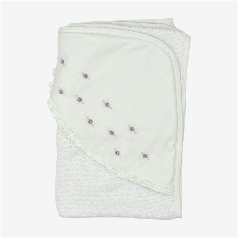 Accappatoio Roselline Glicine – La Culla - immagine 3