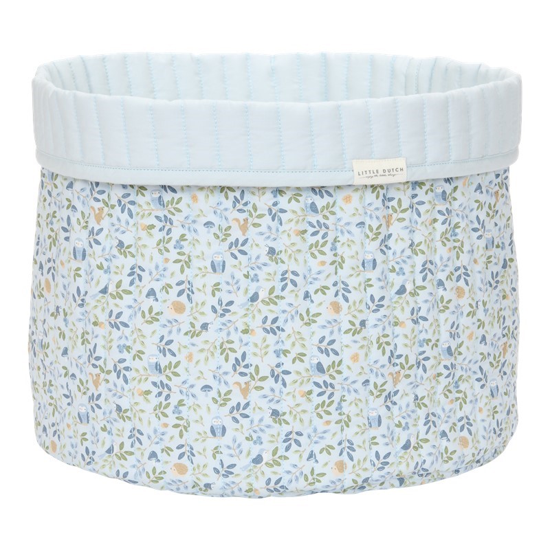 Cesto portaoggetti trapuntato grande – Amici della Foresta (reversibile) – Little Dutch - immagine 3