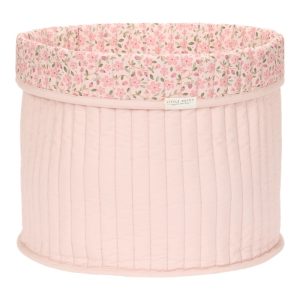 Cesto portaoggetti trapuntato grande – Giardino delle Fate (reversibile) – Little Dutch