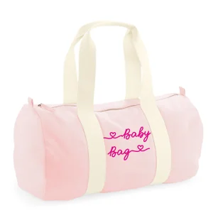Borsone in cotone canvas Rosa Baby Bag