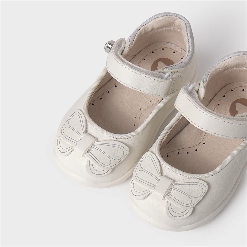 Ballerine fiocco pelle sostenibile- Mayoral