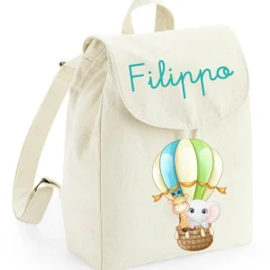 Mini Zaino in cotone Mongolfiera