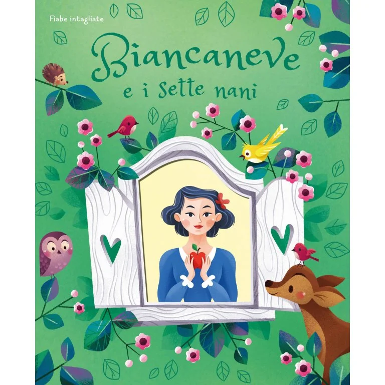 Biancaneve e i 7 nani, fiabe intagliate- Libro per bambini – Sassi Editore - immagine 2