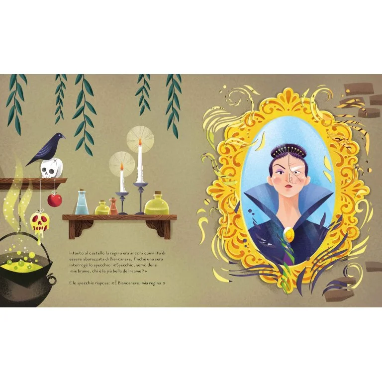 Biancaneve e i 7 nani, fiabe intagliate- Libro per bambini – Sassi Editore - immagine 3