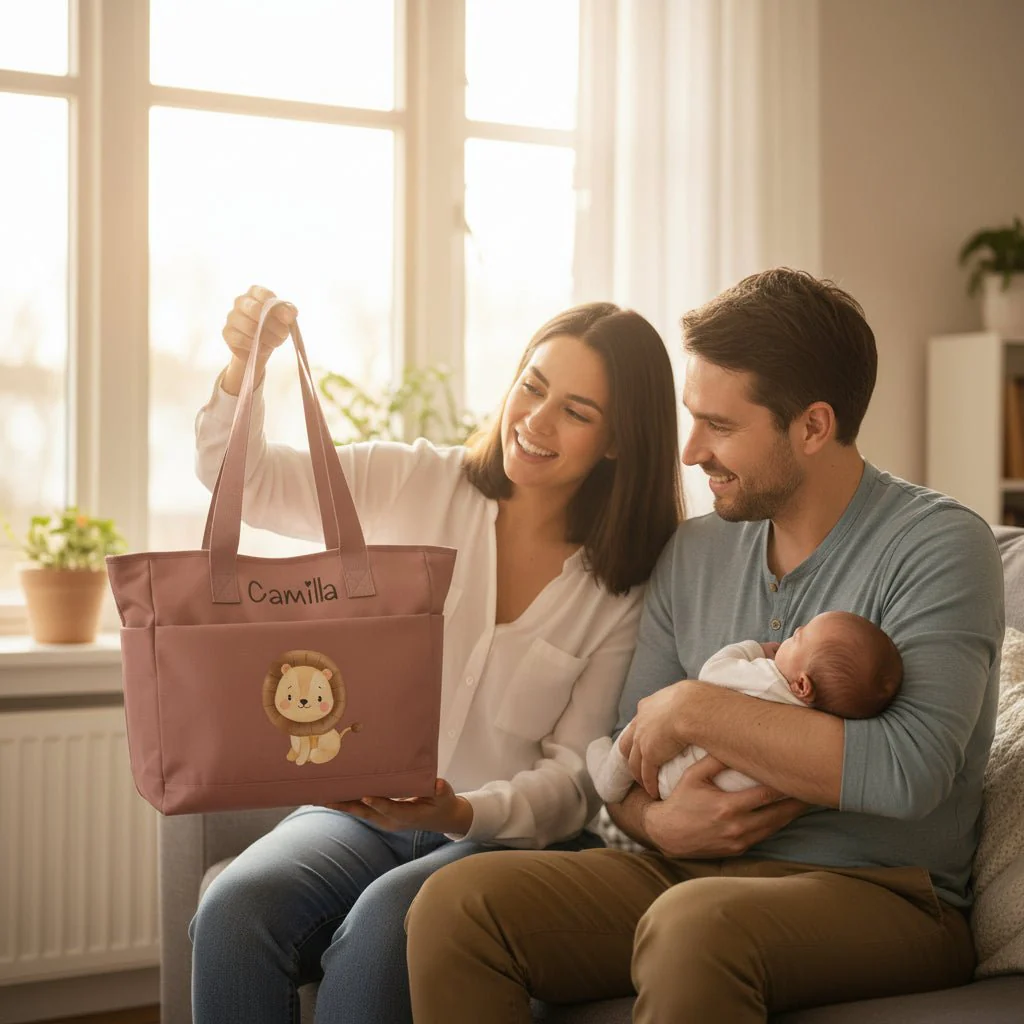 Borsa Mamma EasyMum – pratica, leggera e sempre con te Leone Cucciolo - immagine 3