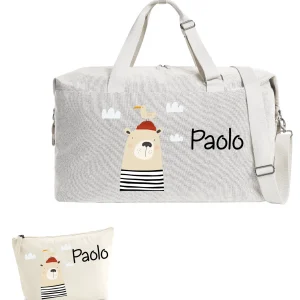 Borsone Orsetto marinaio e Pochette abbinata