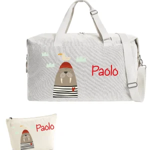 Borsone Tricheco e Pochette abbinata