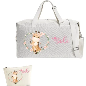 Borsone Mommy Giraffine e pochette abbinata